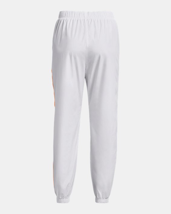 Pantaloni UA RUSH™ Woven da donna, White, pdpMainDesktop image number 7